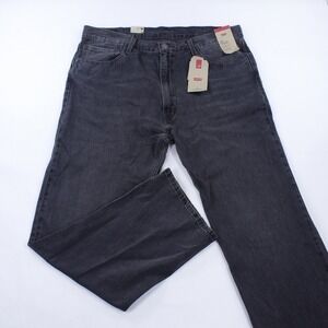 Levi's 555 Relaxed Straight Jeans - Men's, size W38 L32, Charcoal Grey denim NWT